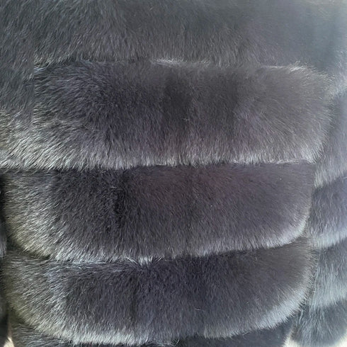 Winter women's Jacket Real Fox fur coat Stand Collar high street Coat real Fox Fur jackets women's coats in promotion WGLUVF FUR